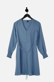 VERO MODA Niebieska sukienka v neck (XS)