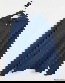 ABERCROMBIE&FITCH Niebieska bluza haft (S)