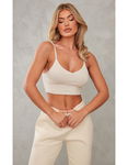 PRETTYLITTLETHING Dzianinowy top ramiączka (XS)