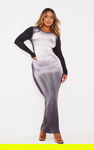 PRETTYLITTLETHING Dopasowana maxi sukienka (36)