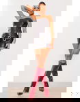 PRETTYLITTLETHING Czarna sukienka pasek (36)