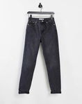 TOPS Czarne mom jeans 7/8 (32)