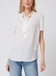 MARCIANO GUESS Śmietankowa bluzka wiązanie (M)