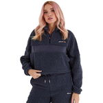 ELLESSE Granatowa bluza pluszowa (40)