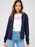 ARMANI EXCHANGE Granatowa bluza zamek (XS)