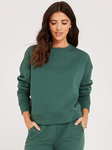 LUCY MECKLENBURGH Zielona klasyczna bluza (2XL)