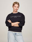 TOMMY HILFIGER Granatowa bluza logo (S)