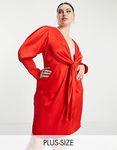 COLLECTIVE THE LABEL CURVE Czerwona sukienka (46)