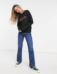 ASO DESIGN Czarna bluza nadruk (34)