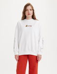 LEVI'S Biała bluza nadruk GRAPHIC PRISM (XS)