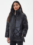 BARBOUR Czarna puchowa kurtka (42)