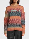 PAUL SMITH Kolorowy sweter wzór (M)