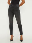 DOROTHY PERKINS Czarne jeansy rurki 7/8 (36)