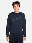 NIKE Granatowa logowana bluza (2XL)