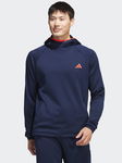 ADIDAS Granatowa bluza nadruk logo (XS)