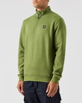 WEEKEND OFFENDER Zielona bluza zamek logo (S)