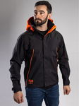 HELLY HANSEN Czarna wodoodporna kurtka zamek (S)