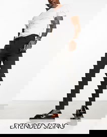 ASO DESIGN Czarne spodnie kieszenie (28)