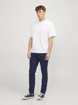 JACK&JONES Granatowe spodnie zamek (42/32)