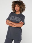 ELLESSE Grafitowy t-shirt napis (36)