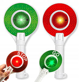 DWUSTRONNY ŚWIECĄCY LIZAK POLICYJNY LED 25cm