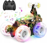 Samochód zdalnie sterowany Kizeefun 360 kolorowe światła LED muzyka
