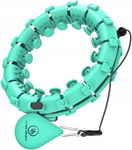 Hula hop z kulkami Desire Deluxe 110 cm turkusowy