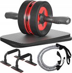 Roller trenażer mięśni brzucha EnterSports Ab Rollers Zestaw 6IN1
