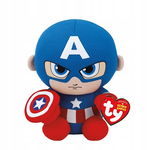 MASKOTKA BEANIE BABIES MARVEL CAPTAIN AMERICA ORYGINALNA 15CM FIRMA TY