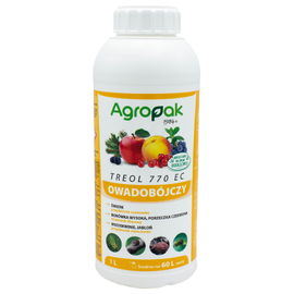 TREOL 1000ml olej parafinowy owadobójczy mszyce przędziorek ochojnik EKO 1L