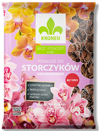 Ziemia PROFESJONALNE podłoże do STORCZYKÓW 3l orchidea storczyk KRONEN