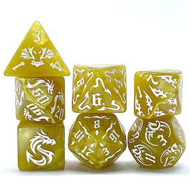 Kostki RPG Smok Aerosclughpalar Zestaw 7 Kości Kostek