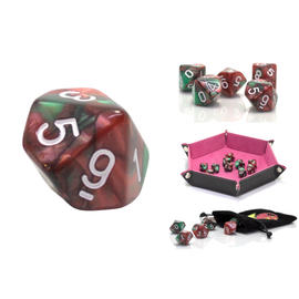 Kostka RPG Kość Dziesięciościenna K10 Leśnego Elfa 0-9