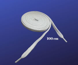 Sznurowadła bawełniane płaskie 100 cm do sneakersów i trampków zestaw 10 par