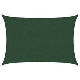 vidaXL Żagiel przeciwsłoneczny, 160 g/m², ciemnozielony, 2,5x4 m, HDPE