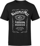 PREZENT DLA MĘŻA KOSZULKA MĘSKA NA URODZINY ROZ S T-SHIRT MĘSKI TSHIRT