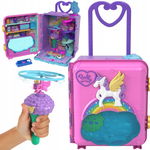 ZABAWKA WALIZKA POLLY POCKET KUFEREK DLA DZIECKA FIGURKI + AKCESORIA SEJF