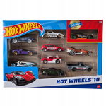 HOT WHEELS 10PAK Autka Zestaw Samochodziki Mazda Honda Lamborghini Ford