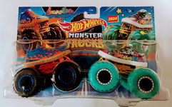 Pojazdy Mattel Hot Wheels. Monster Trucks 2 pak Sneakerhead