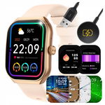 SMARTWATCH ZEGAREK DAMSKI PREZENT NA WALENTYNKI DLA DZIEWCZYNY AMOLED