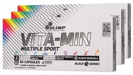 WITAMINY OLIMP VITA-MIN MULTIPLE SPORT MINERAŁY MAGNEZ MOCNE KOMPLEKS 180