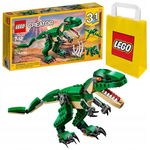 KLOCKI LEGO CREATOR 31058 POTĘŻNE DINOZAURY 3W1 PREZENT DLA DZIECI +TORBA