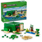 klocki LEGO Minecraft 21254 Domek na plaży żółwi 234 elementy