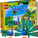 KLOCKI LEGO CREATOR 31157 Egzotyczny Paw 3w1 Motyl Ważka