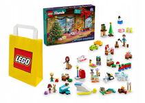 LEGO FRIENDS 42637 KALENDARZ ADWENTOWY 2024 + LEGO TORBA PAPIEROWA ŚREDNIA