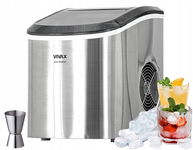 MOCNA KOSTKARKA DO LODU MASZYNA DO KOSTEK INOX S/L 12kg/dzień 240W+GRATIS