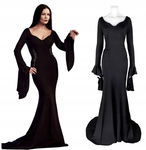 PRZEBRANIE MORTICIA ADDAMS ADDAMSÓW SUKNIA L/XL