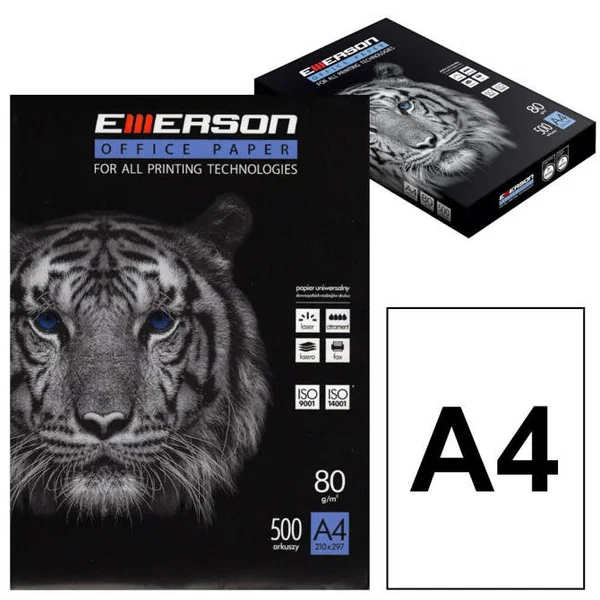 Papier ksero biały A4 80g/m2 Emerson Office Paper, Emerson