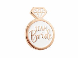 PRZYPINKA NA WIECZÓR PANIEŃSKI Team Bride 1szt