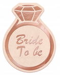 SERWETKI PAPIEROWE BRIDE TO BE ROSE GOLD 10SZT
